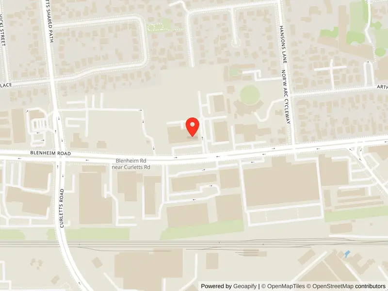 Map showing The Pawn Shop at 396 Blenheim Road, Upper Riccarton, Christchurch 8041